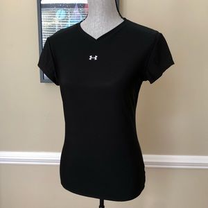 Under Armour Compression V-Neck Large EUC